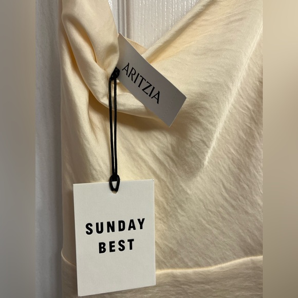 Aritzia Petite Sunday Best Cowl Neck Dress Size 00 - Picture 6 of 6